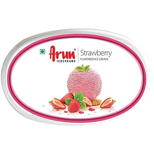 Arun Icecreams Strawberry Flavoured Ice Cream